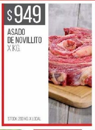 Disco Asado de novillito kg oferta