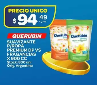 Carrefour Maxi Querubin Suavizante P/Ropa Premium DP vs Fragancias x 900cc oferta
