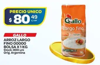Carrefour Maxi Gallo Arroz Largo Fino 00000 Bolsa x 1kg oferta