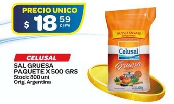 Carrefour Maxi Celusal Sal Gruesa Paquete x 500grs oferta