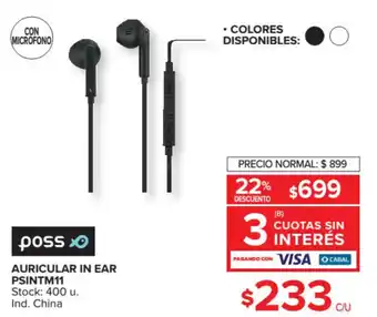Carrefour Auricular in ear PSINTM11 oferta