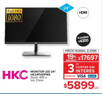 Carrefour Monitor LED 24" HK24FHDPMA oferta
