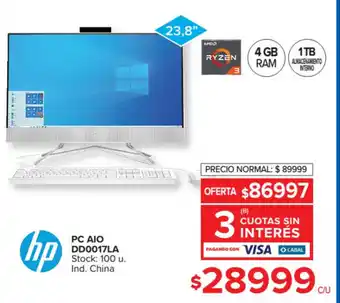 Carrefour HP PC AIO DD0017LA oferta