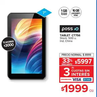 Carrefour Tablet CT756 oferta