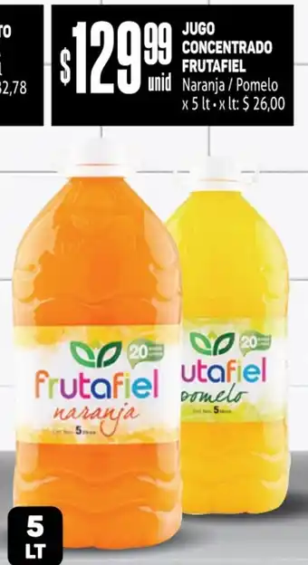 Makro Jugo Concentrado Frutafiel Naranja/Pomelo x 5lt oferta