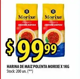 Punto Mayorista Harina de maíz morixe x 1 kg oferta