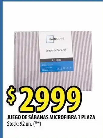 Juego de sábanas microfibra