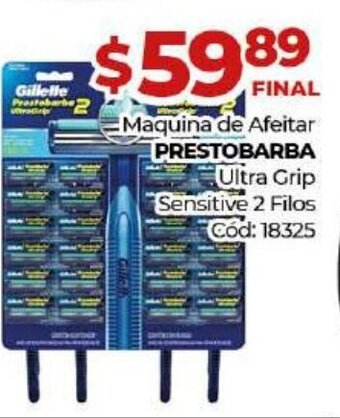 Diarco Prestobarba Maquina de Afeitar Ultra Grip Sensitive 2 Filos oferta