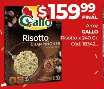 Diarco Gallo Arroz Risotto x 240gr oferta
