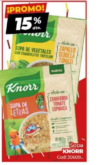 Diarco Knorr Sopa oferta
