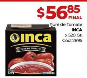 Diarco Inca Puré de Tomate x 520gr oferta