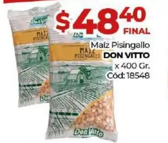 Diarco Don Vitto Maiz Pisingallo x 400gr oferta