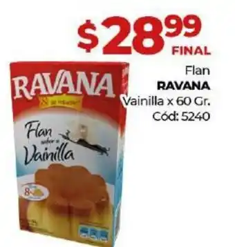 Diarco Ravana Flan Vainilla x 60gr oferta