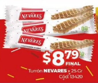 Diarco Nevares Turrón x 25gr oferta