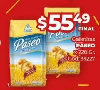 Diarco Paseo Galletitas x 220gr oferta