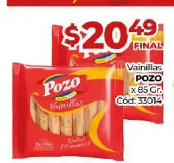 Diarco Pozo Vainillas x 85gr oferta