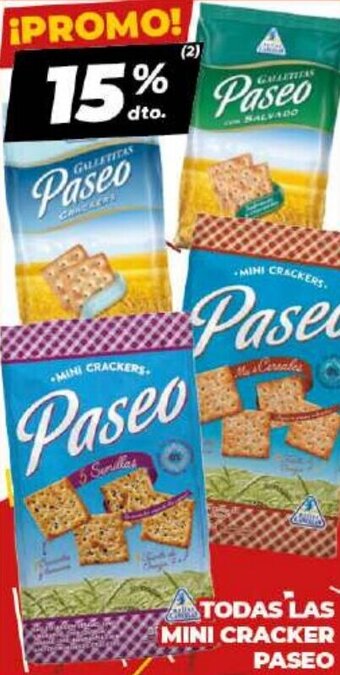 Diarco Todas Las Mini Cracker Paseo oferta