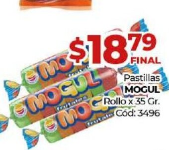 Diarco Mogul Pastillas Rollo x 35gr oferta
