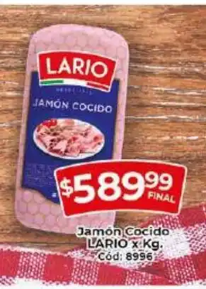 Diarco Lario Jamón Cocido x kg oferta