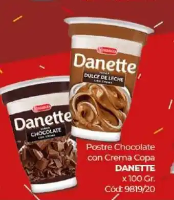 Diarco Danette Postre Chocolate con Crema Copa x 100gr oferta