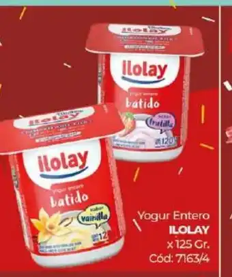 Diarco Ilolay Yogur Entero x 125gr oferta