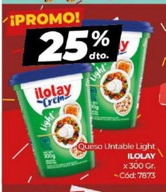 Diarco Ilolay Queso Untabe x 300gr oferta