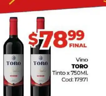 Diarco Toro Vino Tinto x 750ml oferta