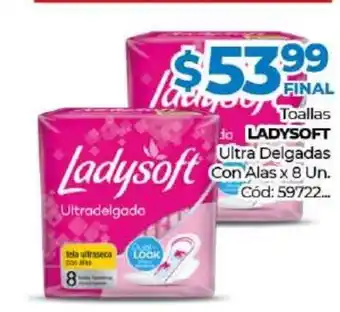 Diarco Ladysoft Toallas Ultra Delgadas Con Alas x 8 un oferta