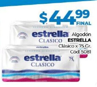 Diarco Estrella Algodón Clásico x 75gr oferta