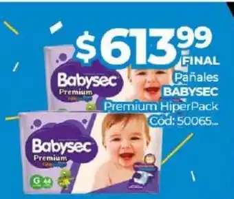 Diarco Babysec Pañales Premium HiperPac oferta