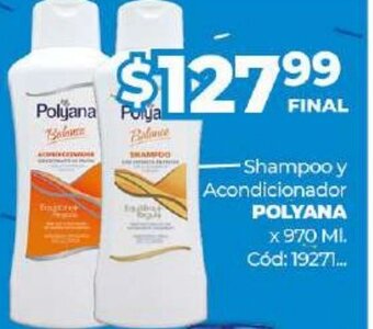 Diarco Polyana Shampoo y Acondicionador x 970ml oferta