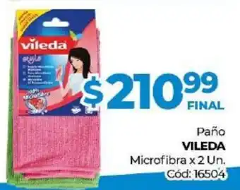 Diarco Vileda Paño Microfibra x 2 Un oferta