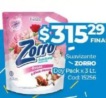 Diarco Zorro Suavizante Doy Pack x 3lt oferta
