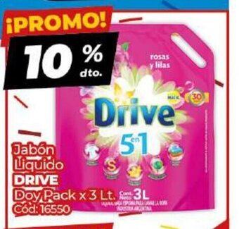 Drive Jabón Liquido Doy pack x 3 lt