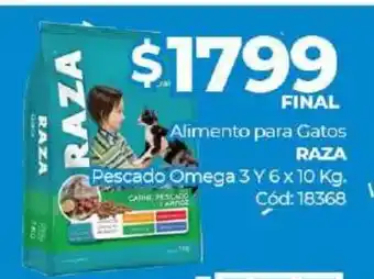 Diarco Raza Alimento para Gatos Pescados Omega 3 Y 6x 10kg oferta