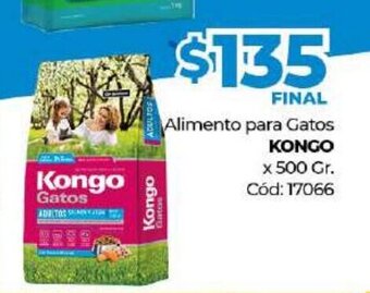 Diarco Kongo Alimento para Gatos x 500gr oferta
