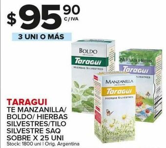 Carrefour Maxi Infusiones taraguí oferta