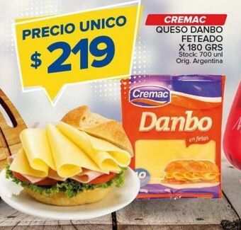 Carrefour Maxi Queso danbo feteado cremac 180g oferta
