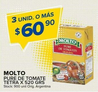 Carrefour Maxi Puré de tomate molto 520g oferta
