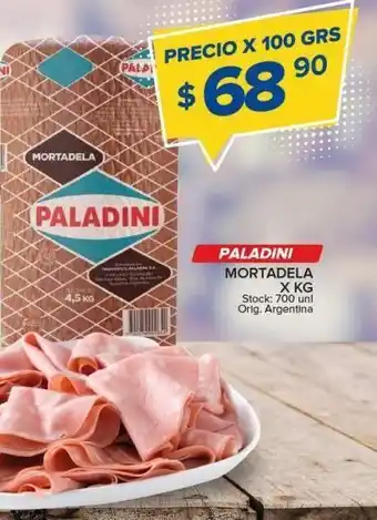 Carrefour Maxi Mortadela paladini kg oferta