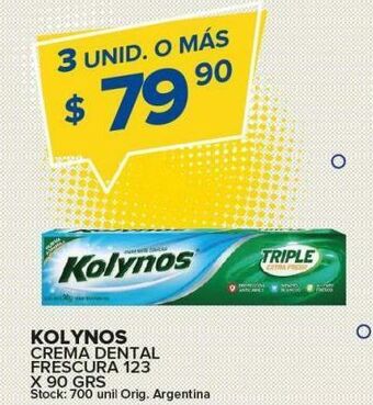 Carrefour Maxi Crema dental kolynos 90g oferta