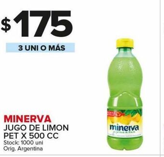 Carrefour Maxi Jugo de limon minerva 500cc oferta