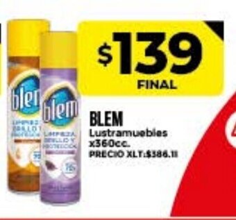 Supermayorista Vital Blem Lustramuebles x 360cc oferta