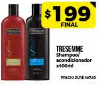 Supermayorista Vital Tresemme Shampoo/Acondicionador x400ml oferta