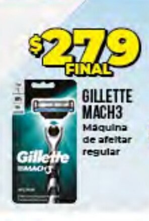 Supermayorista Vital Gillette Mach3 Máquina de Afeitar Regular oferta