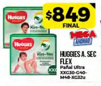 Supermayorista Vital Huggies Active Sec Flex Pañal Ultra XXG30-G40-M48-XG32U oferta