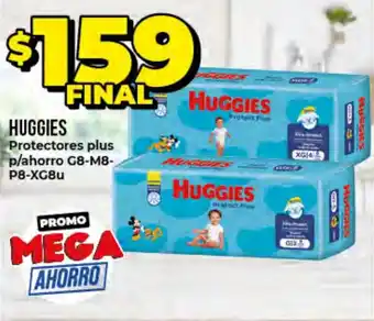 Supermayorista Vital Huggies Protectores Plus P/Ahorro G8-M8-P8-XG8u oferta
