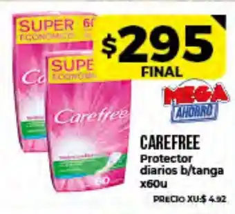 Supermayorista Vital Carefree Protector Diarios B/Tanga x60u oferta