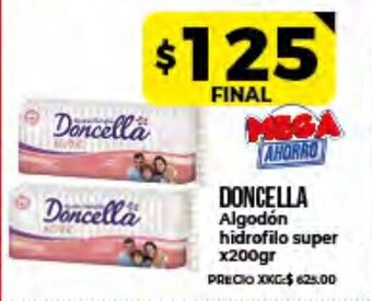 Supermayorista Vital Doncella Algodón Hidrofilo Super x200gr oferta