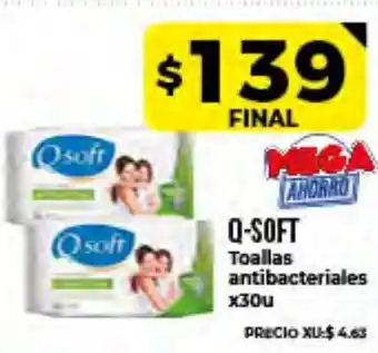 Supermayorista Vital Q-Soft Toallas Antibacteriales x30u oferta